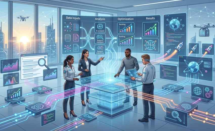 Learn how to build an AI SEO workflow that automates research, content optimization, reporting, and monitoring while keeping human oversight.