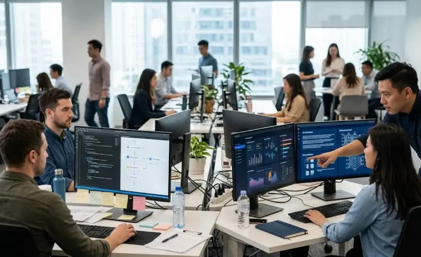 AI automation vs. traditional automation explained in simple words: how each works, what AI adds, and when to use each.